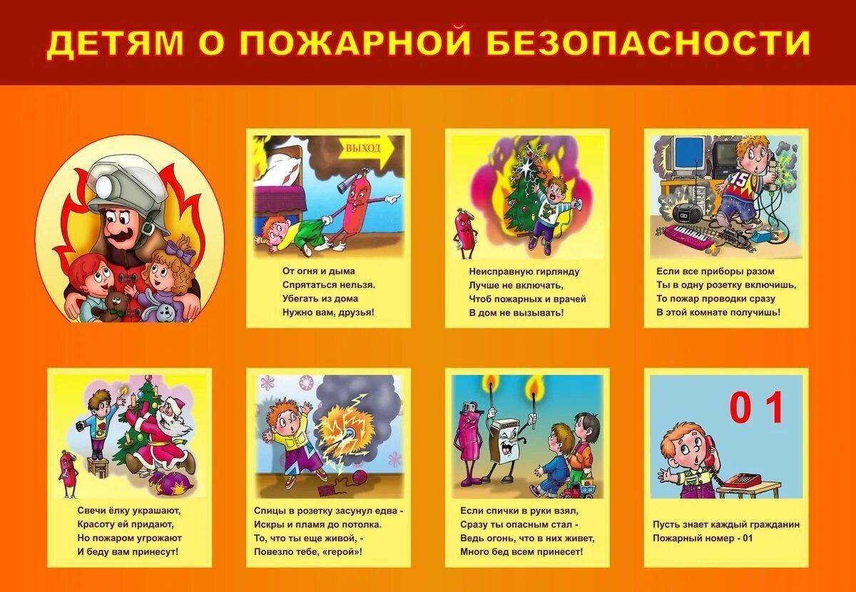 Учим ребенка правильно реагировать при пожаре: правила поведения при пожаре