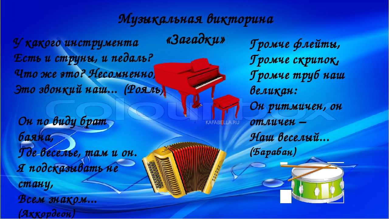 Музыкальные викторины для детей начальных классов. - chvuz.ru