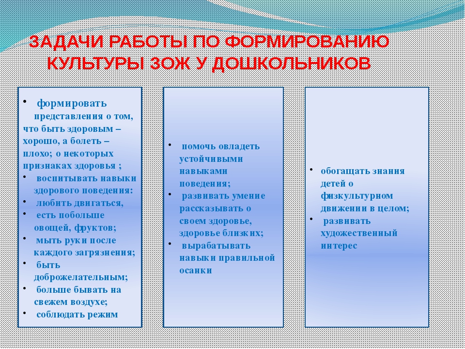 Воспитание у детей старшего дошкольного возраста сознательного отношения к здоровому образу жизни, педагогика - курсовая работа