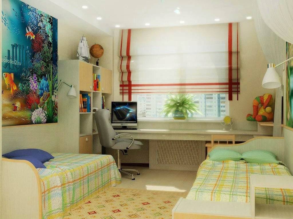 Детская 15 кв. м.: планировка комнаты с примерами обустройства и дизайнаварианты планировки и дизайна