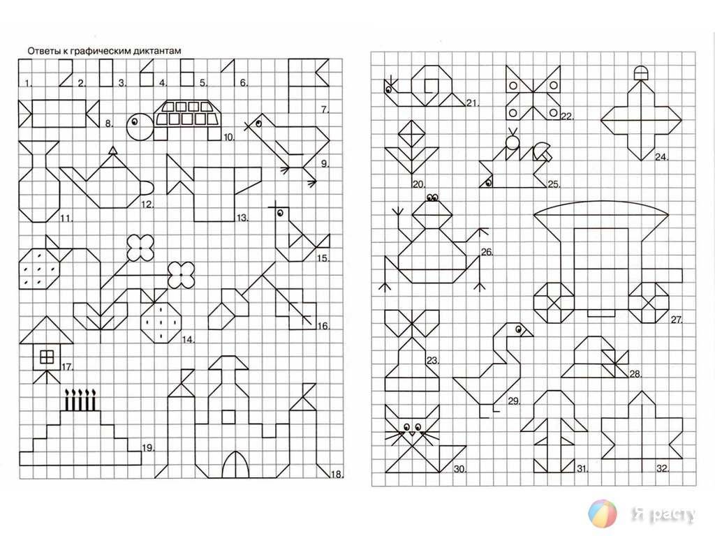 Рисунки по клеточкам в тетради карандашом: что можно нарисовать для мальчиков и девочек | все о рукоделии
