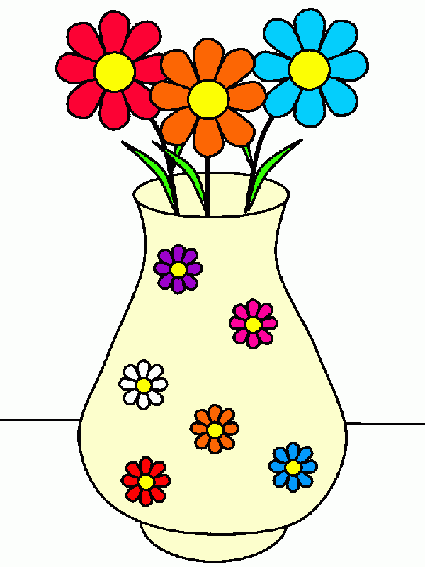 Конспект урока-практикума на тему «ваза с цветами» аппликация из бумаги