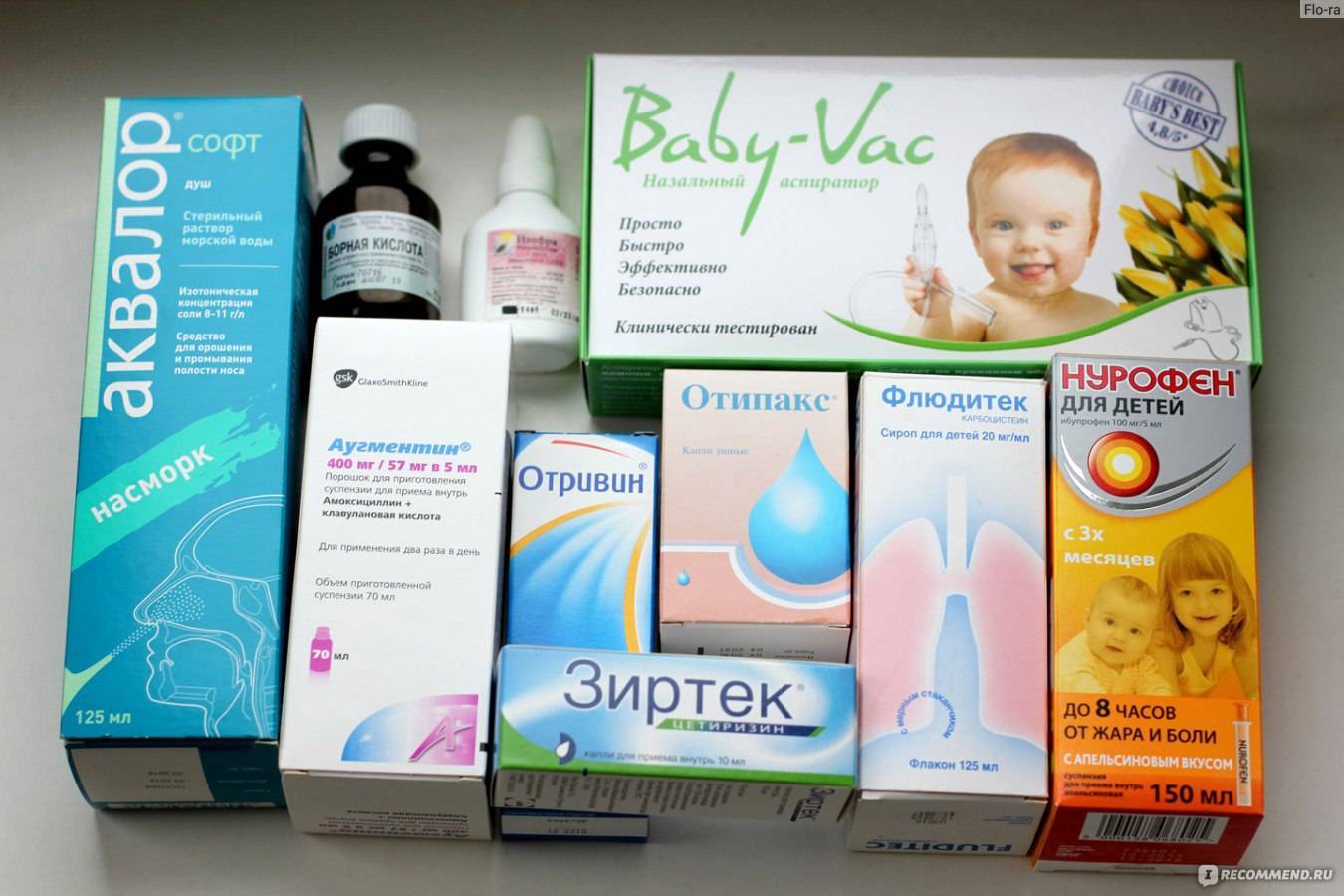 Список сосудосуживающих капель для детей с рождения и до 6 лет по возрастам