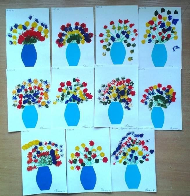 Конспект занятия по рисованию в старшей группе «цветы». воспитателям детских садов, школьным учителям и педагогам - маам.ру