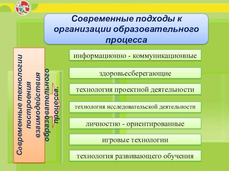 Модель организации образовательного процесса
