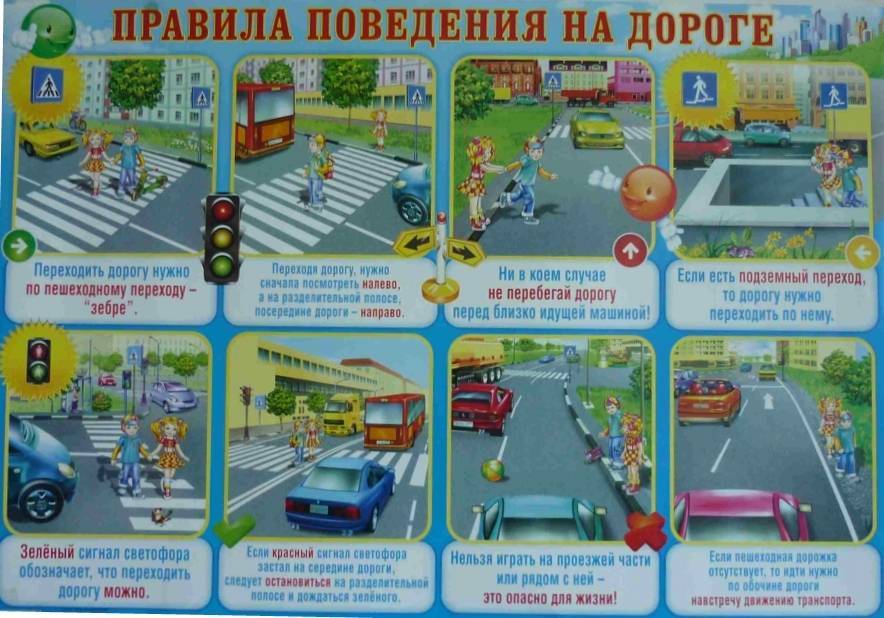 Правила поведения на дороге для школьников