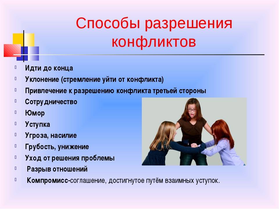 Занятие «подросток и конфликт»