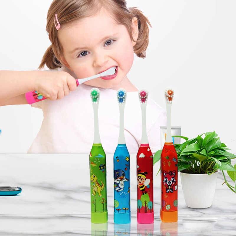 Электрические зубные щетки для детей, выбор лучшей детской электрощетки на батарейках