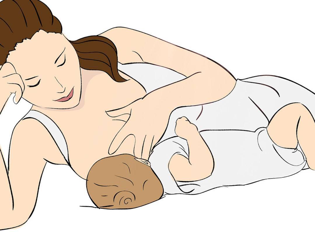 Позы для кормления новорожденных грудным молоком