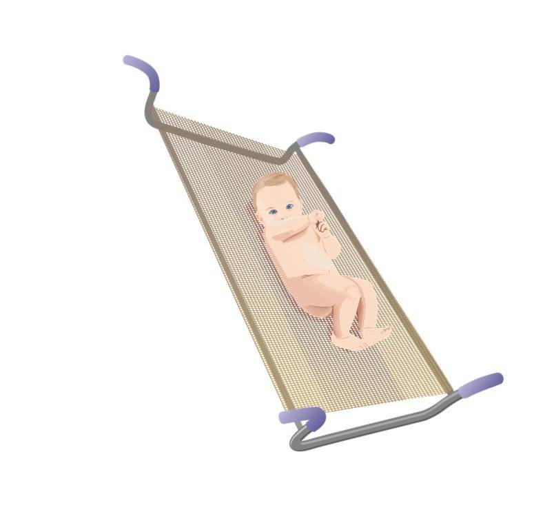 Советы молодым родителям: удобный гамак для купания новорожденных