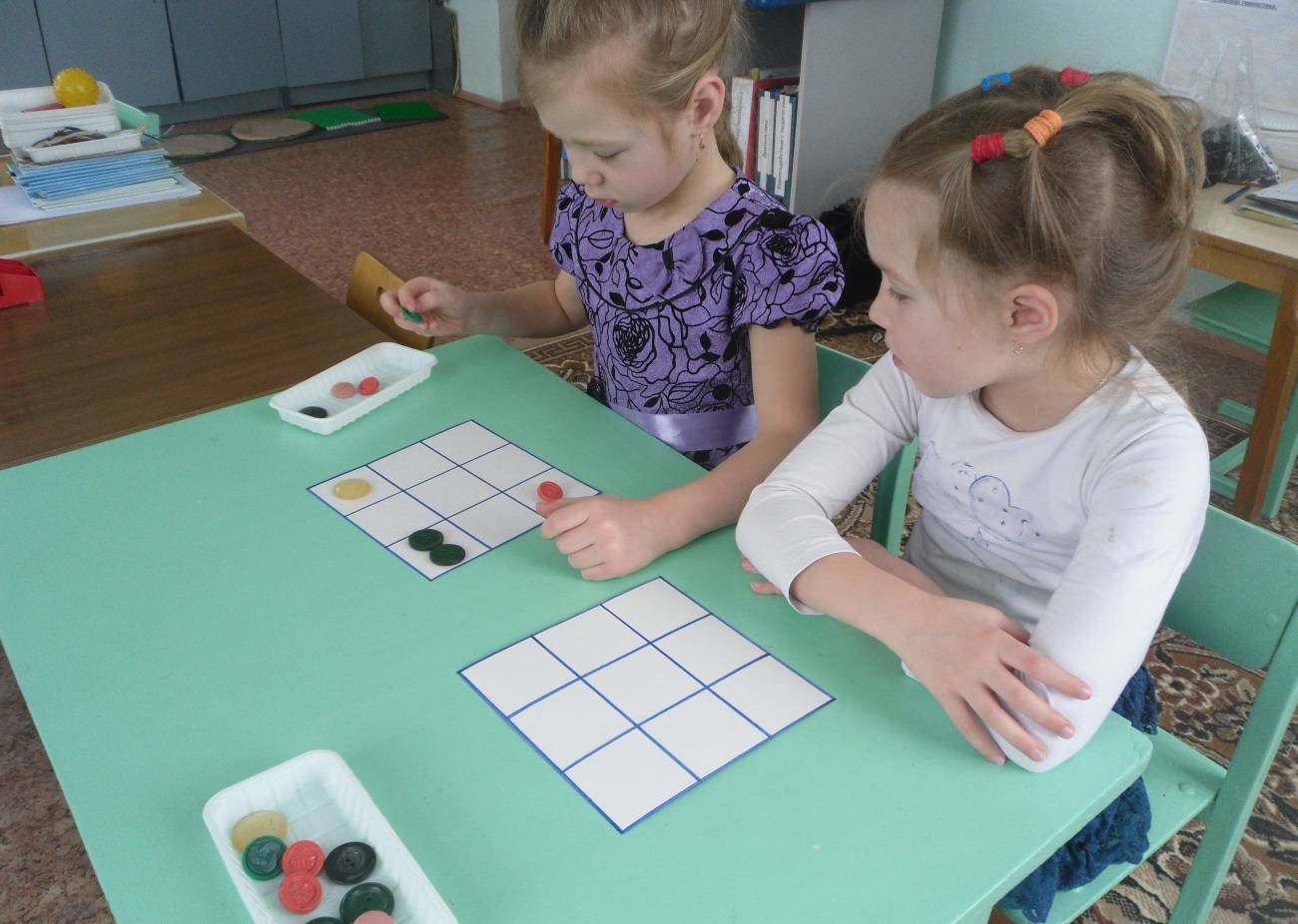 Открытые математические занятия в старших группах в форме игр