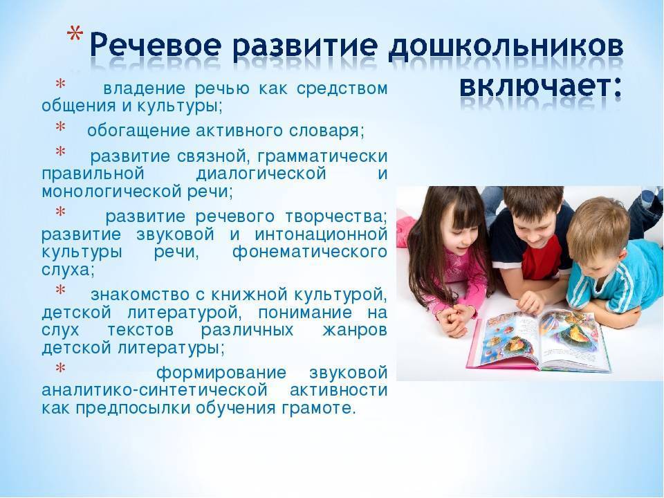Условия успешного речевого развития детей | дошкольное образование  | современный урок