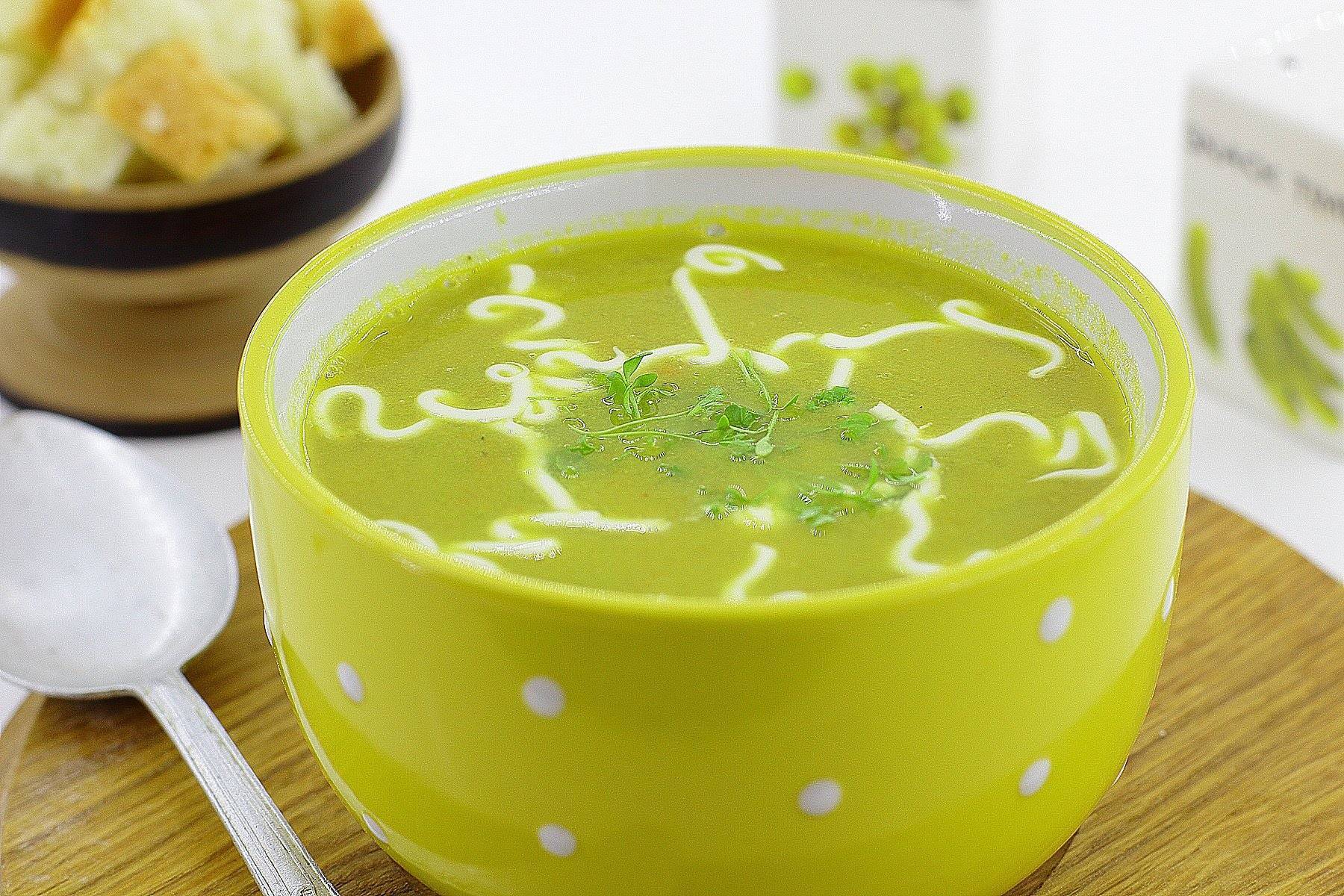Зеленый крем суп