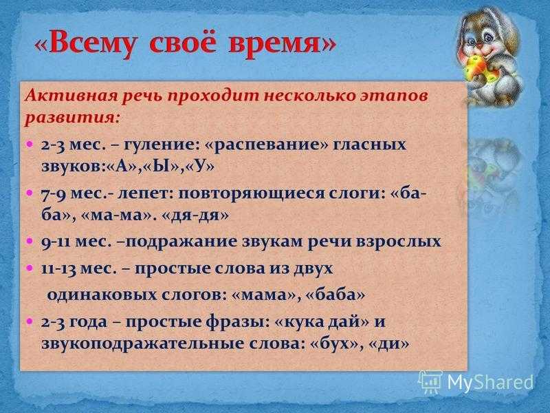 Развитие речи у детей
