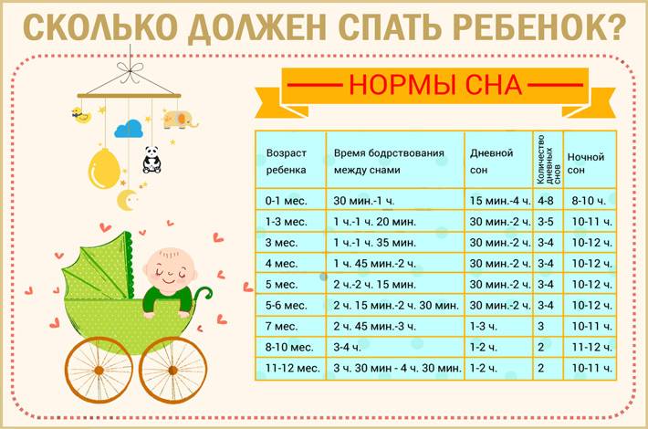 Сколько спит малыш в 9 месяцев - детская городская поликлиника №1 г. магнитогорска