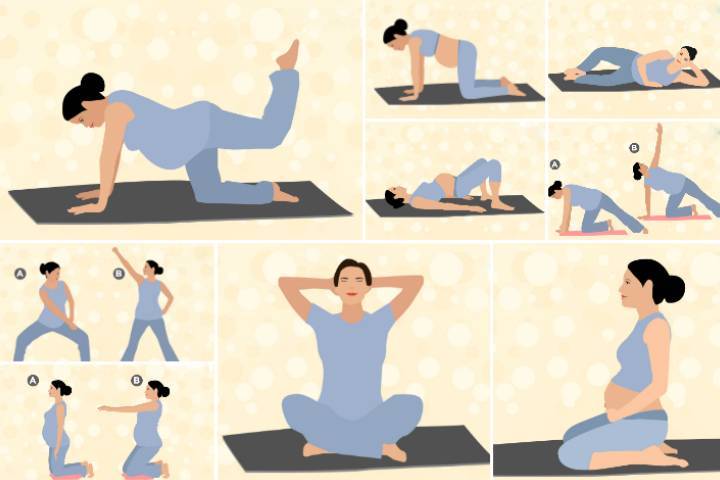 Подготовка к родам – упражнения для беременных