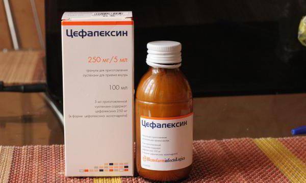Суспензия для детей “Цефалексин” 250 мг: инструкция по применению .