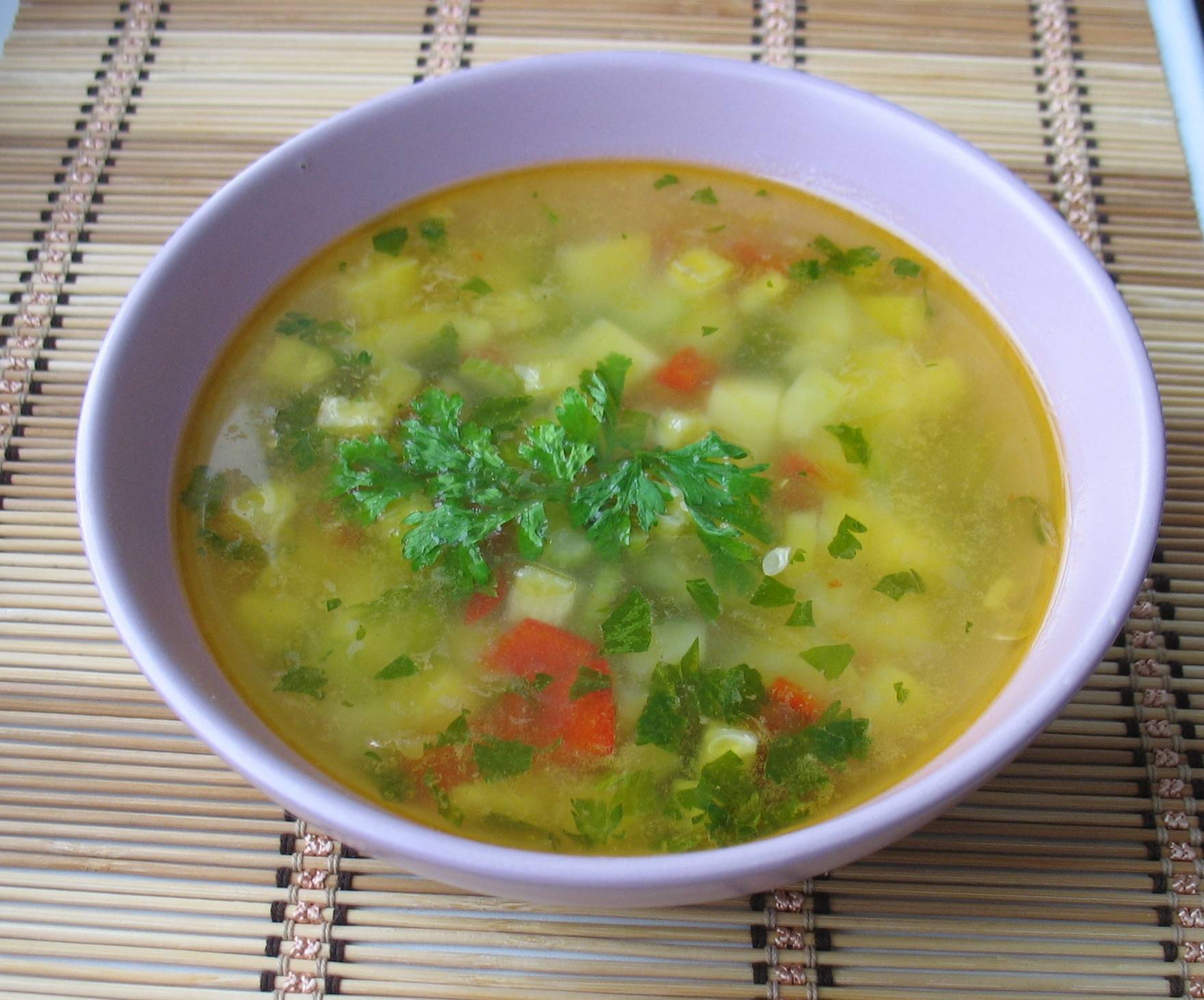 Овощной суп - 8 вкусных рецептов пошагово (с фото)