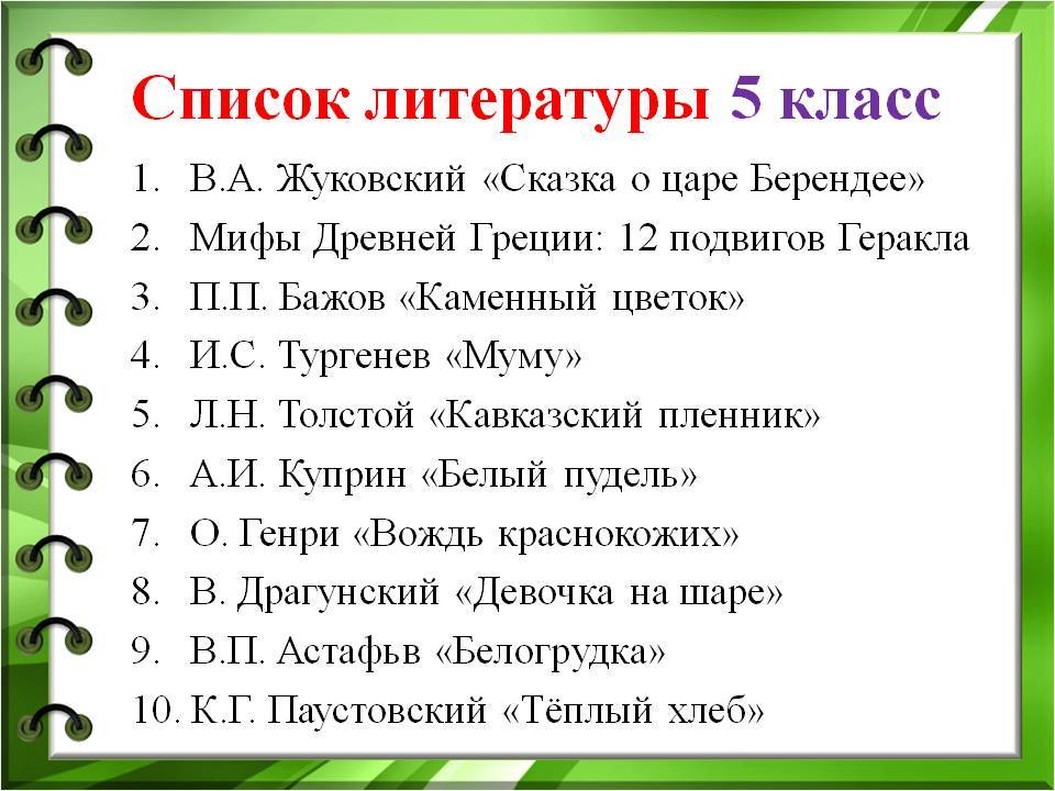 Зарубежная школьная литература