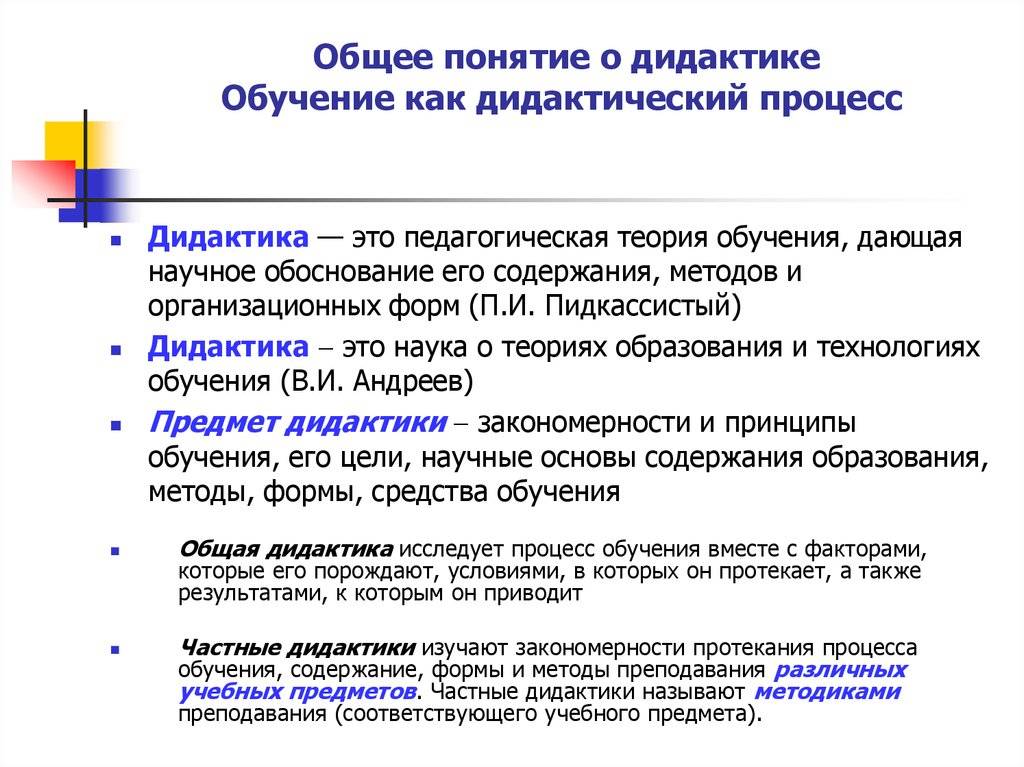 Курс лекций по "дидактике"