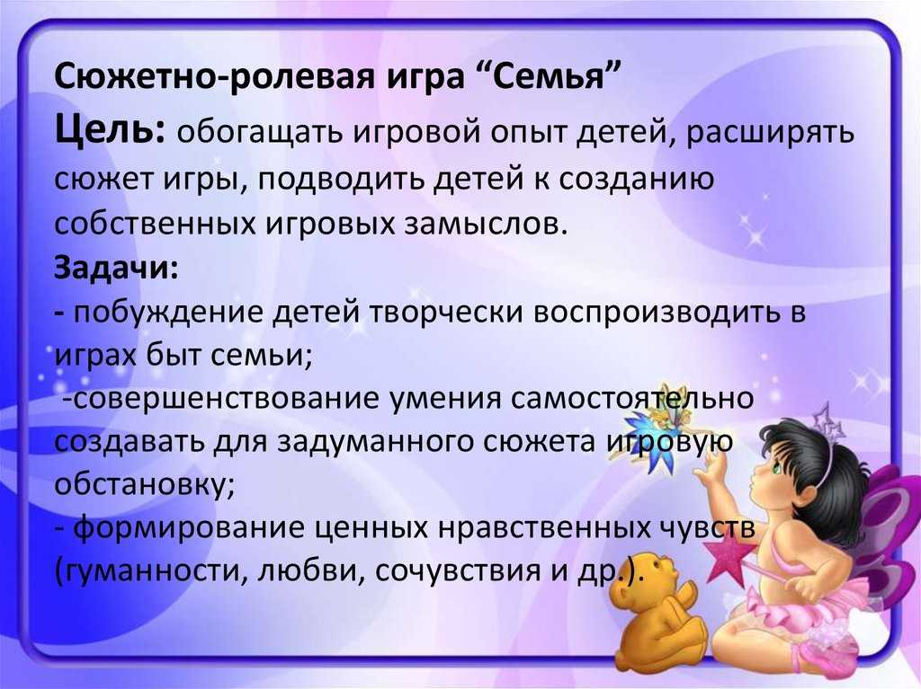 Сюжетно-ролевые игры для детей: дома, значение, польза, цель