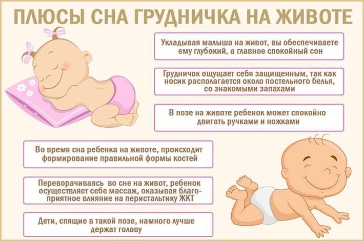 Как правильно выкладывать ребенка на живот