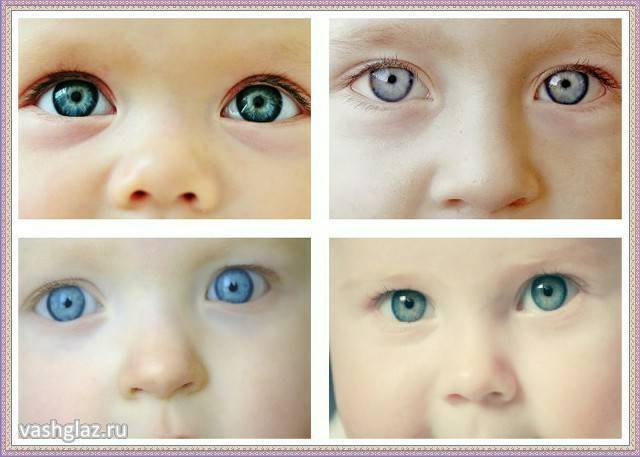 Почему у новорожденных меняется цвет глаз