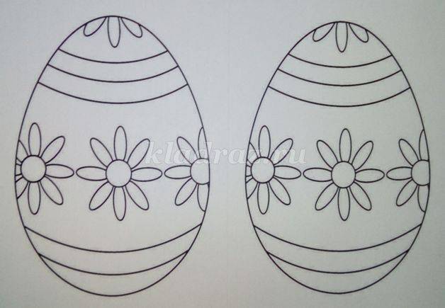 Рисуем пасхальное яйцо с детьми