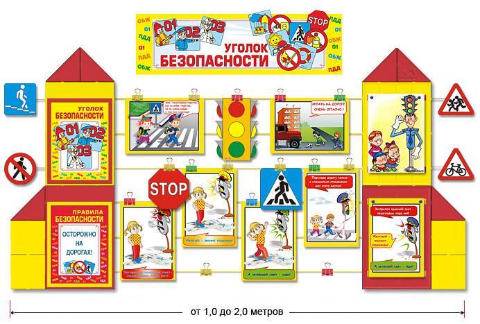 Уголок по безопасности в детском саду своими руками фото – оформление своими руками по фгос + фото - club-detstvo.ru - центр искусcтв и творчества марьина роща