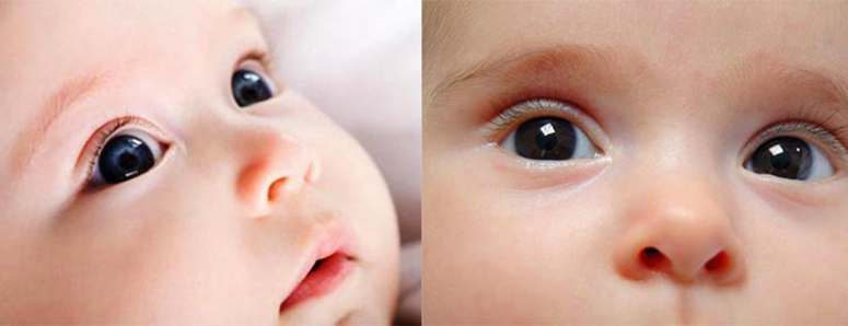 Как узнать цвет глаз ребенка?