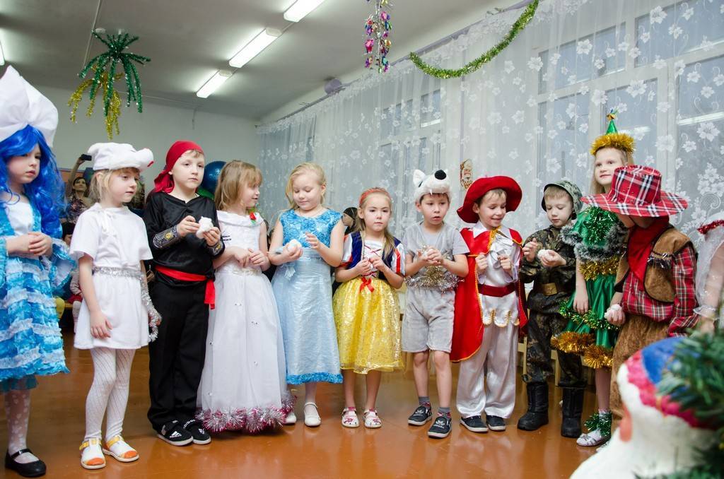 Сценки на новый год для детей в детском саду короткие