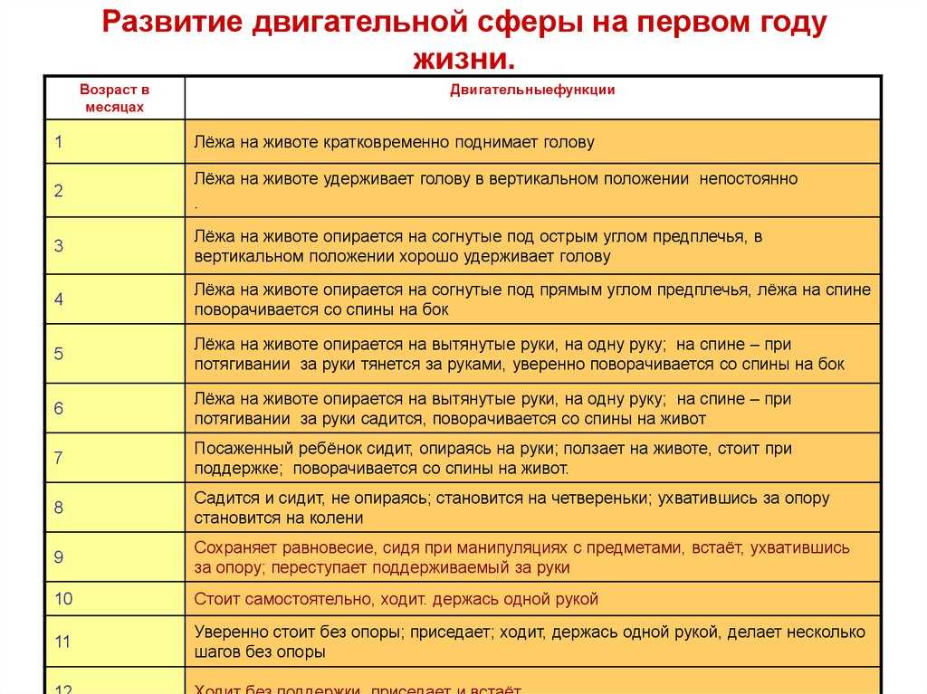 Развитие ребенка в 1 год: что умеет годовалый малыш