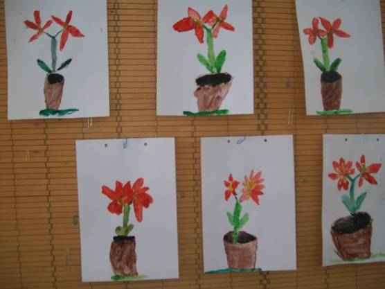 Занятие по рисованию на тему «красивые цветы» в старших группах
