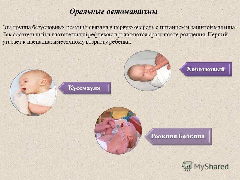 Рефлексы новорожденного — какими они должны быть в норме