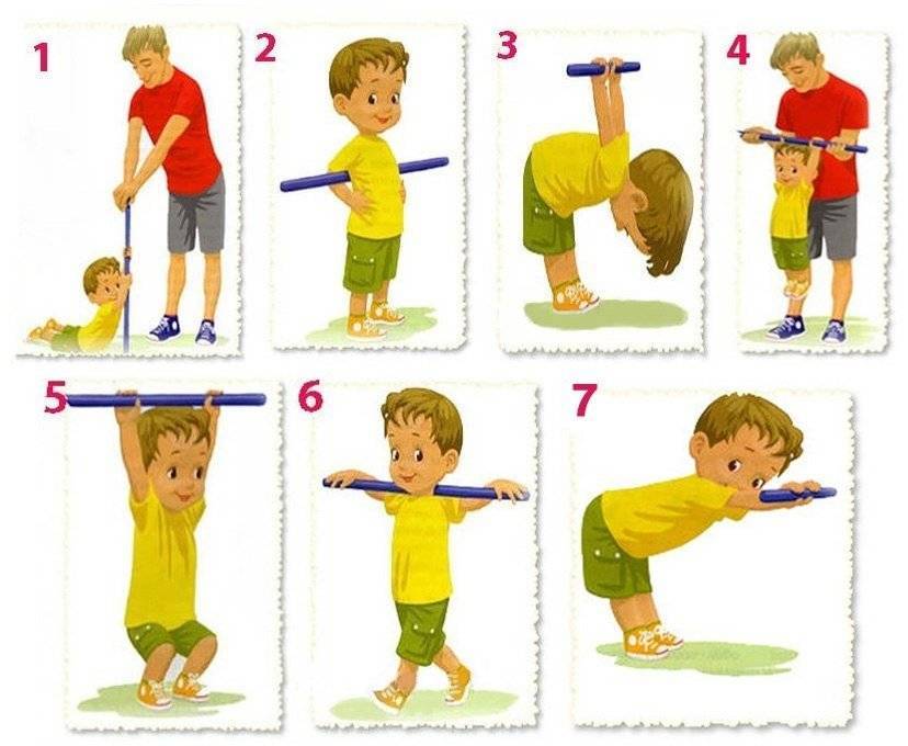 Комплекс упражнений для детей: утренняя зарядка