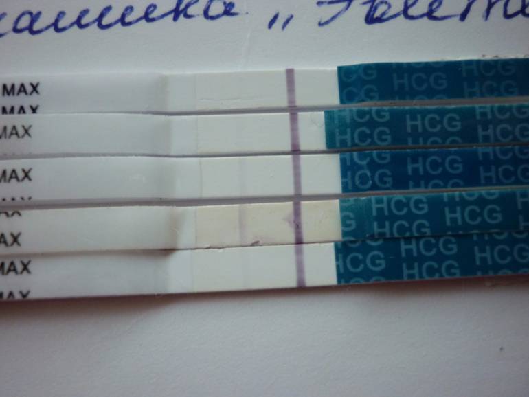 Фото тестов на беременность на ранних сроках по дням