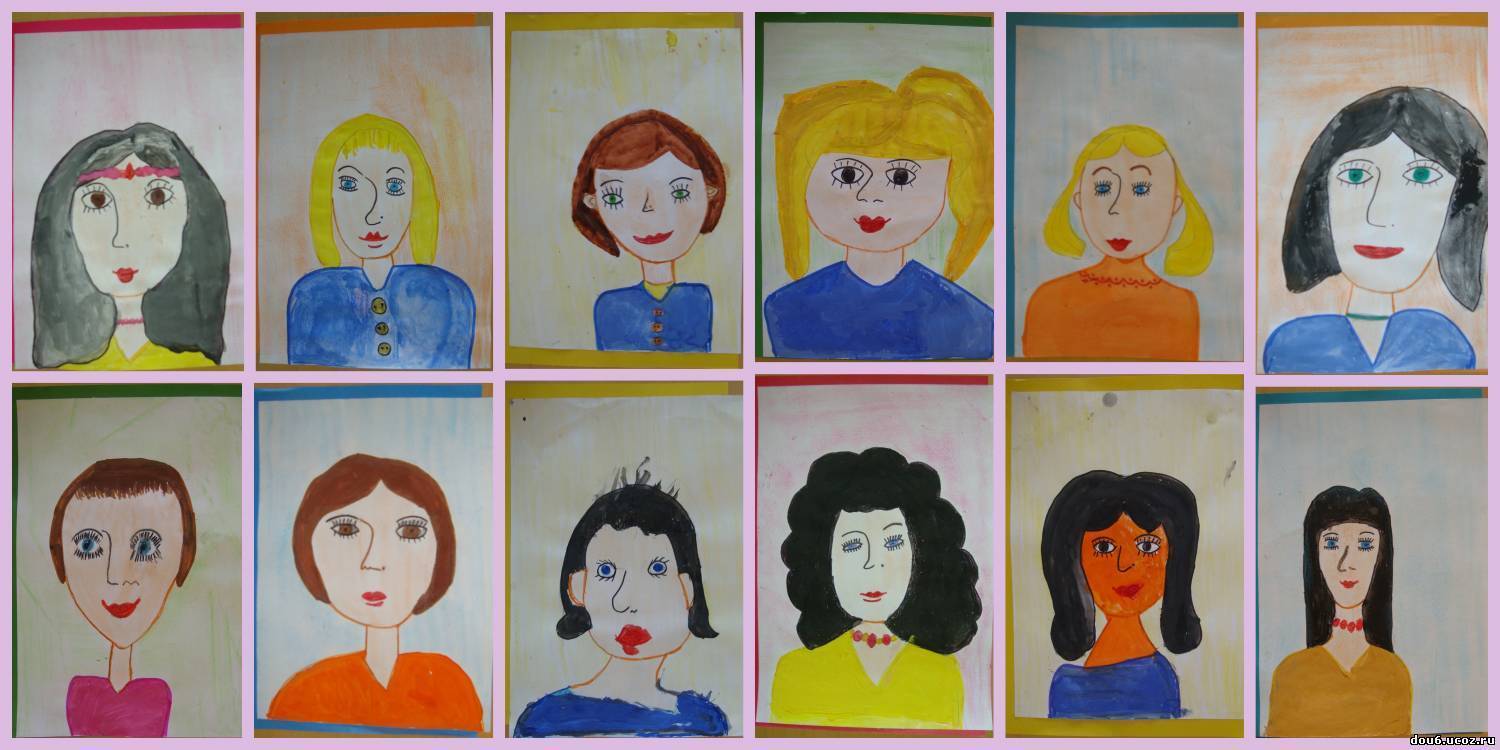 Конспект нод по рисованию в старшей группе «портрет любимой мамы». воспитателям детских садов, школьным учителям и педагогам