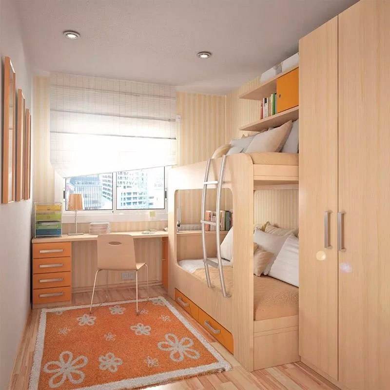 Детская комната в хрущевке: дизайн спальни для девочки, мальчика или двоих, реальные фото