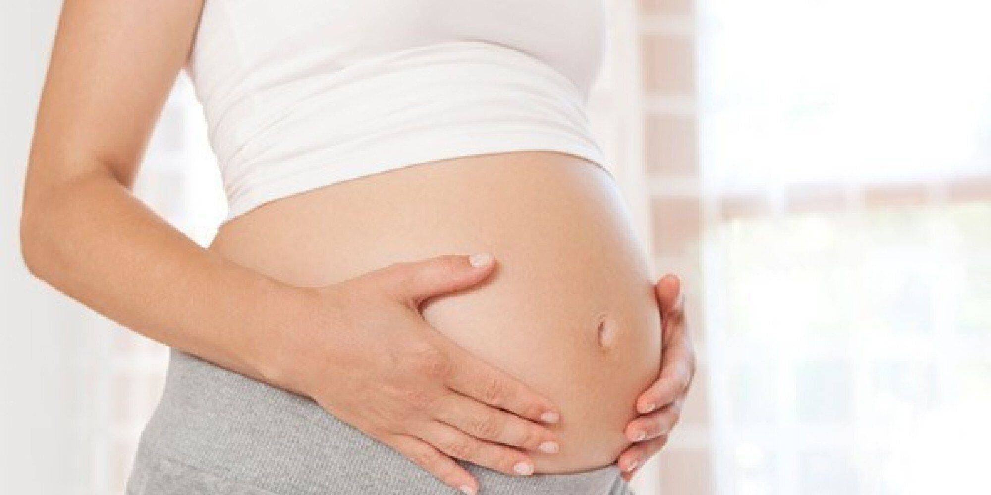 9 неделя беременности тянет низ живота