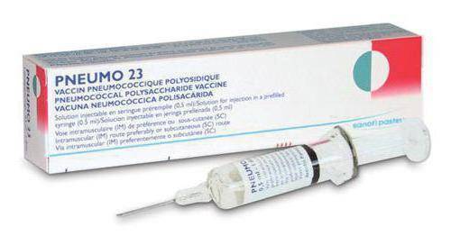 Прививка Пневмо 23 - инструкция по применению, состав вакцины, побочные действия, аналоги