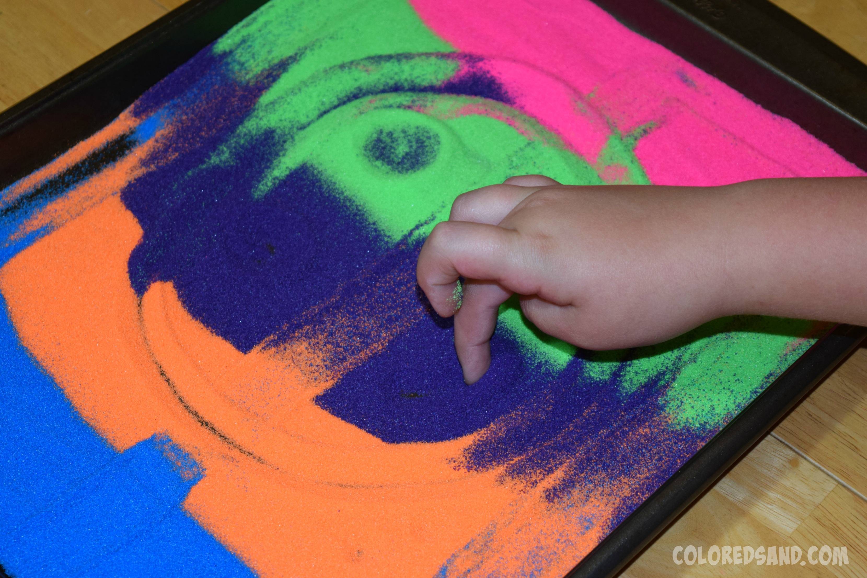 Фрески из песка: песочные картины для детей, неоновые фрески из цветного песка и другие. как ими пользоваться?
