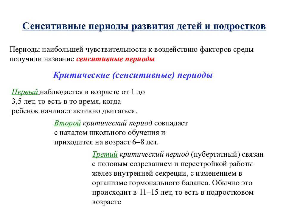 Сензитивный период развития ребенка: что это и как использовать?
