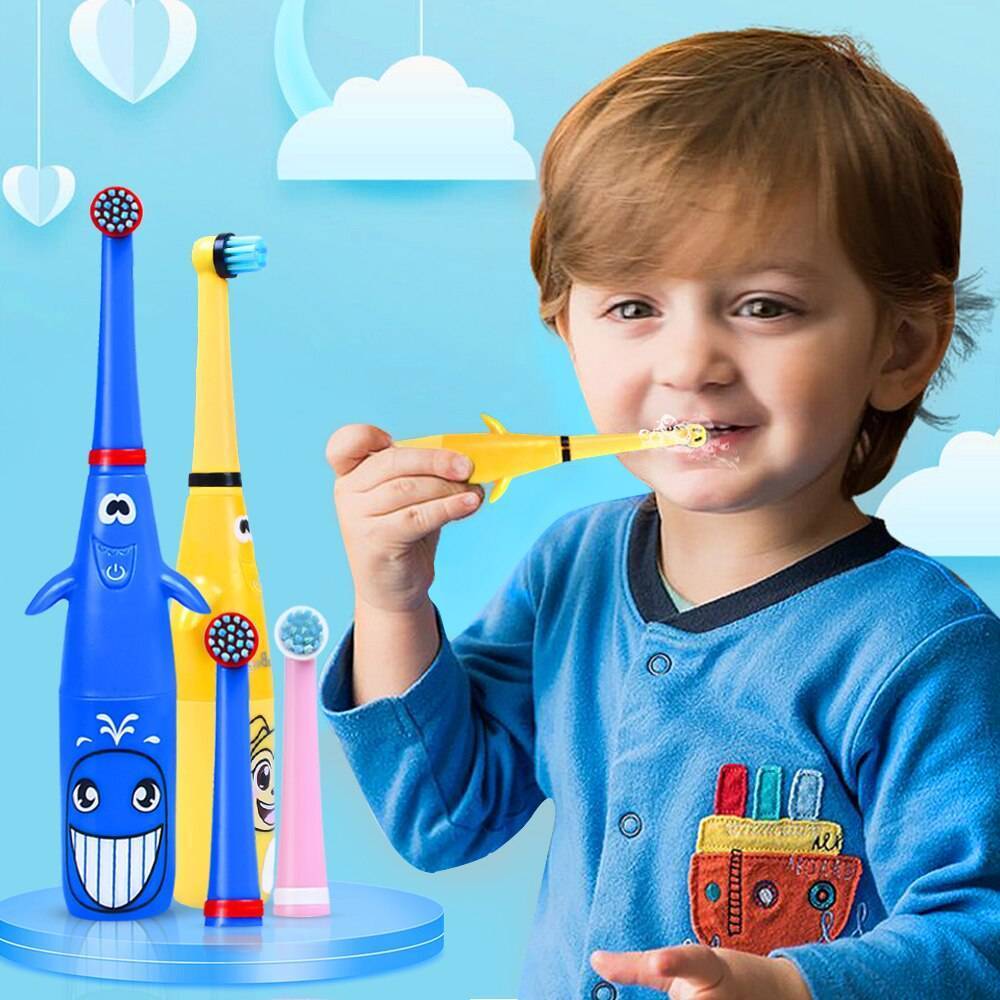 Обзор лучших детских зубных щеток: механических, электрических, звуковых