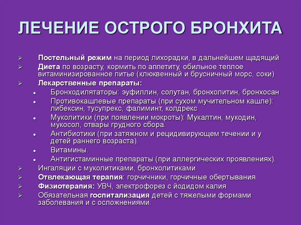 Обструктивный бронхит у детей: лечение, симптомы. как лечить бронхит