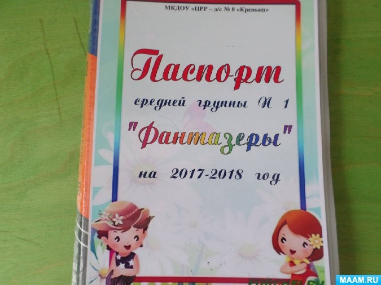 Оформляем паспорт группы (часть 1) (1 фото). воспитателям детских садов, школьным учителям и педагогам - маам.ру