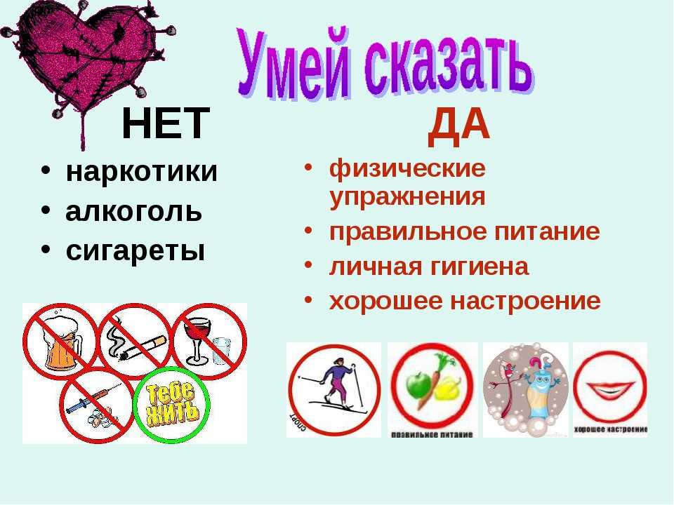Беседа о здоровом образе жизни для подростков