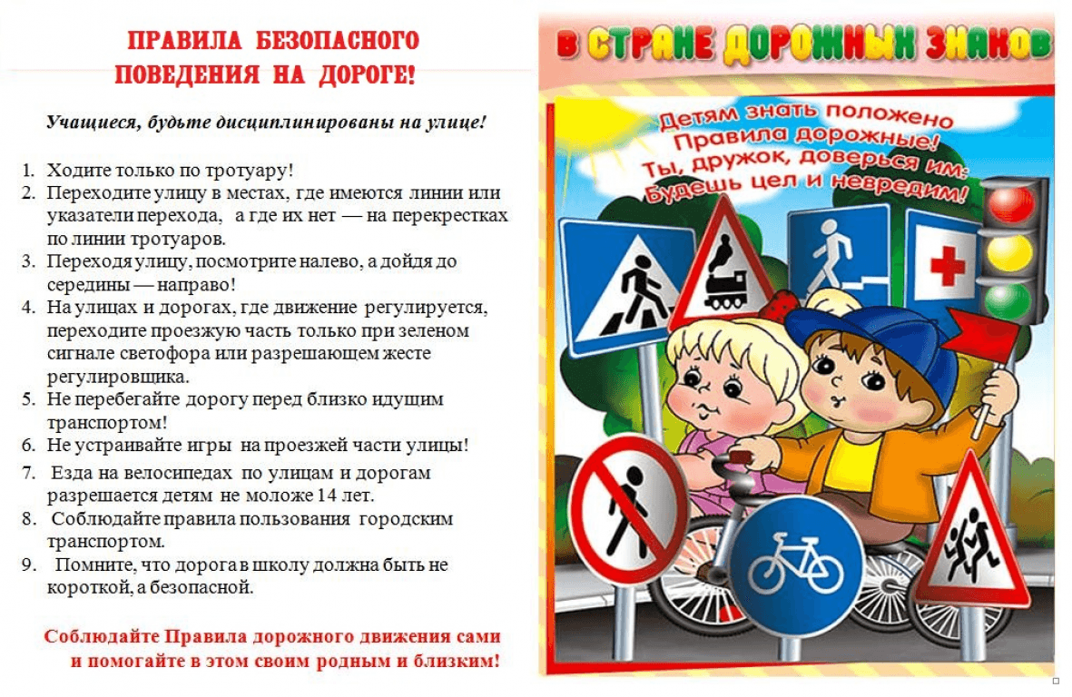 Правила безопасного поведения на дороге.  гуо "средняя школа №7 г. волковыска"