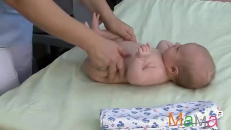 Как делать массаж животика новорожденному ребенку при сильных коликах