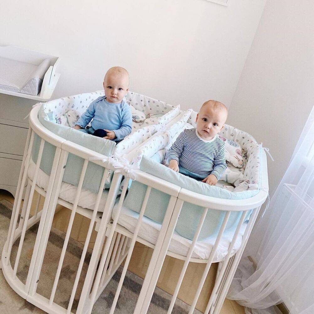 Кроватки для двойни (20 реальных фото): лучшие варианты для новорожденных