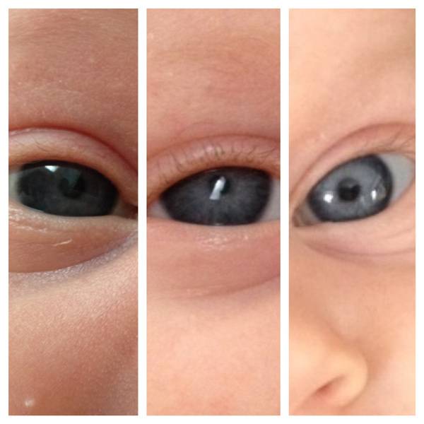 Цвет глаз у ребенка от родителей: таблица